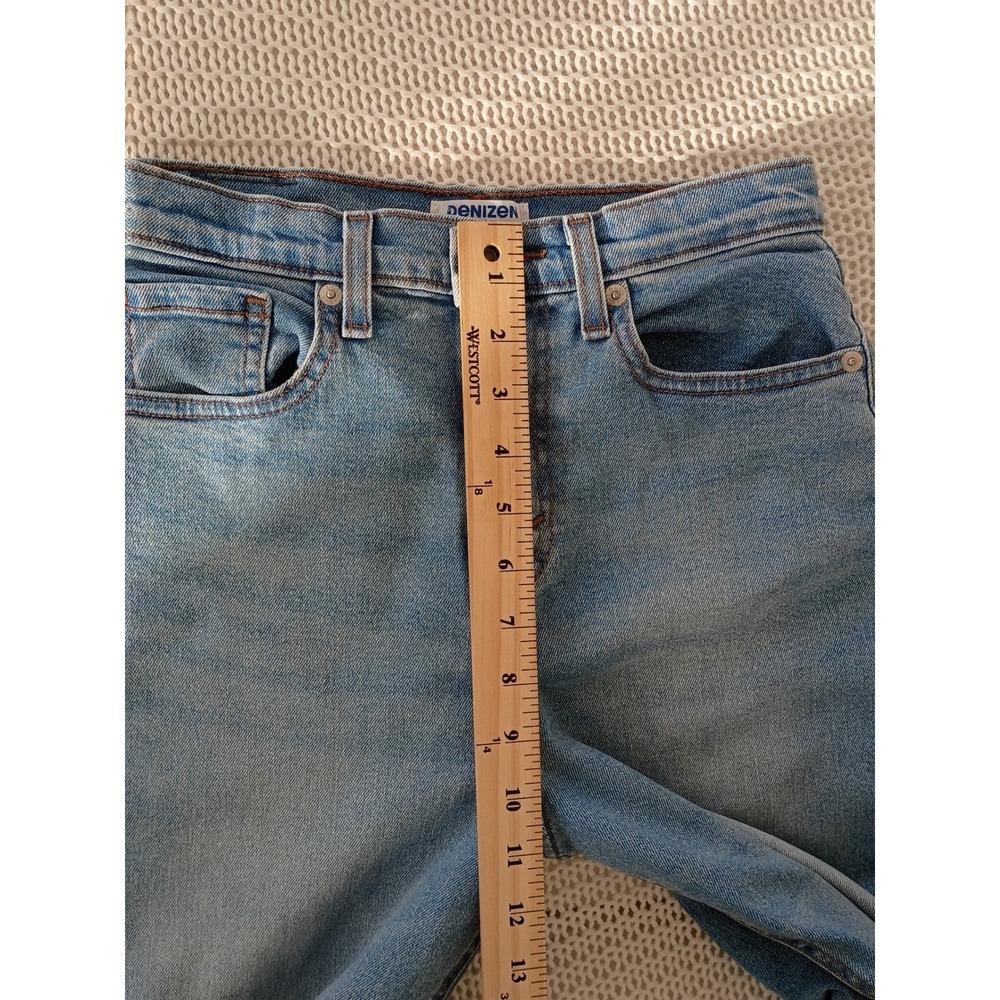 Levi's 501 Straight Leg Jeans Distressed Blue Wash Button Fly Women W25 L30 - Picture 7 of 12